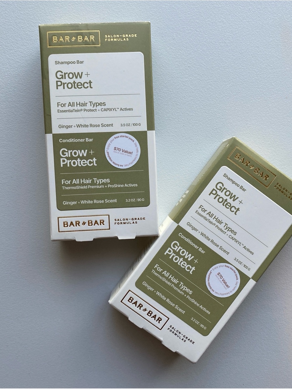 Grow + Protect Shampoo  & conditioner Bar - Set of 2